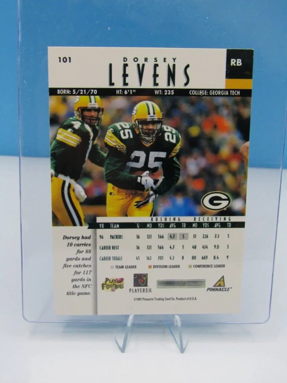 Green Bay Packers | Six Card Lot | Favre | White | Levens